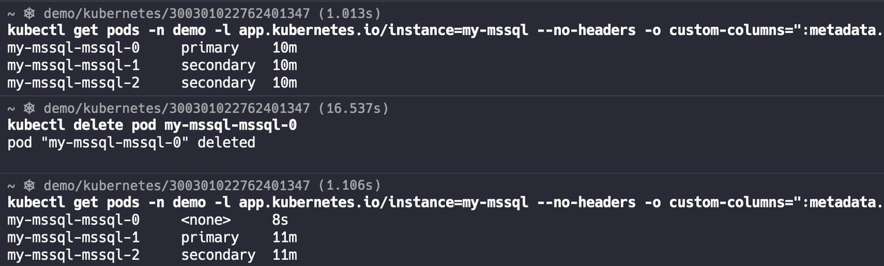 Automatic failover