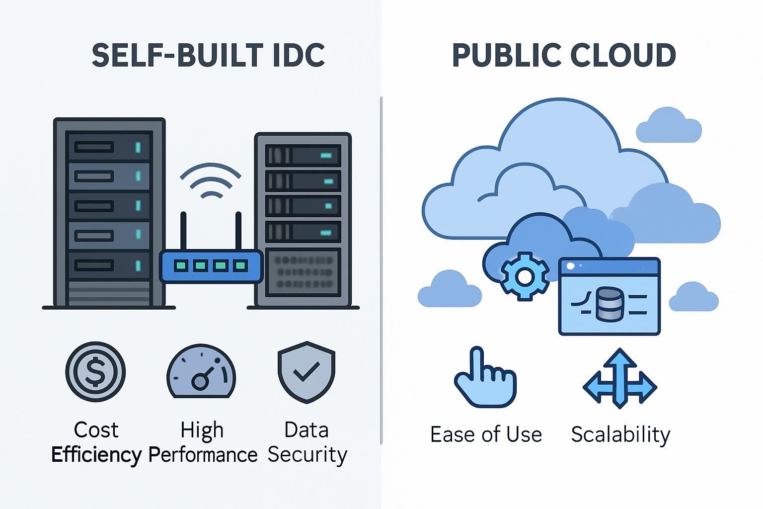 Self-Built IDC vs Public Cloud